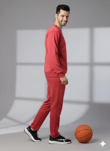 Image of Mack Jonney Graphic Print Track Suit for men | Co-ord Set | Warm Fleece Tracksuit Set | Full Sleeve Sweatshirt