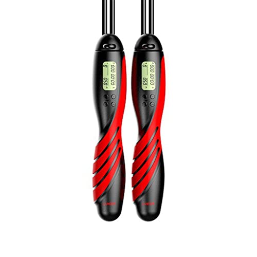 KAJYLFAST Electronic counting skipping rope with weight for adult men and women smart weighted with counter home fitness