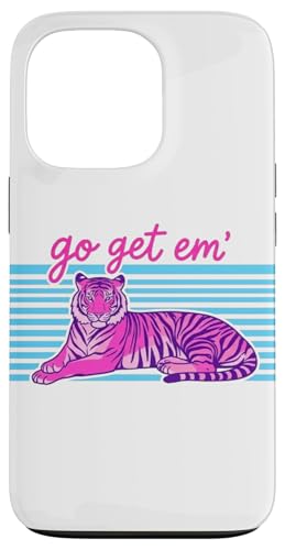 Go Get Em' Tiger �X�g���C�v �X�}�z�P�[�X iPhone 13 Pro �p