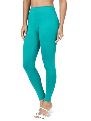 Image of Robinbosky Premium Stretchable Cotton Ankle Legging for Women | Suitable for Formal wear & Casual wear | High-End Elastic Makes The Leggings Squat Proof and Durable for Travel, Yoga, & Workout.