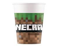 Minecraft Partybecher, 8 Stück