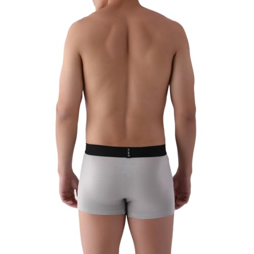 Image of ALMO Men's Micromodal Trunks (Pack of 3)| 3X Softer Than Cotton | Regular Fit | Ultrasoft Waistband | Metallic Collection