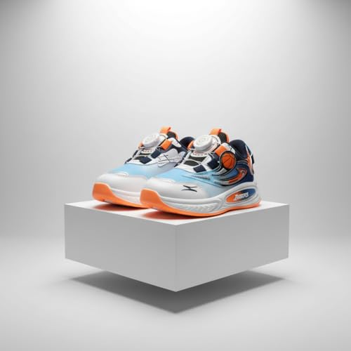 Image of Athletic Sneakers with Dial Closure, Comfortable, Attractive Colour Combination, Chunky Sole, Sports Running Shoes