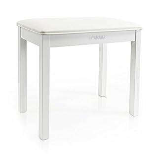 Yamaha – B1-WH – Tabouret de piano – Blanc - Les Beatles, Paul McCartney, John Lennon, RIngo Starr, George Harrison