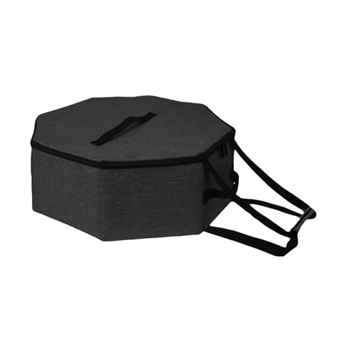 dijiusidy Boîte de Rangement pour Chapeaux avec poignées Solides pour Les Cowboys et Les Fashionistas en Voyage, Carton Solide sur Les côtés et Le Fond, Noir