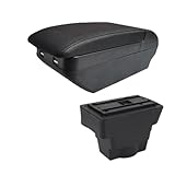 Pour Opel Pour Astra J. Accoudoir Centrale Pour Opel Pour Astra J Boîte De Rangement Centrale D\'accoudoir Accessoires Et Pièces Rechange Dédiés(H black line 4USB)