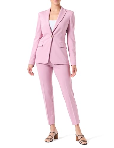 Laser Tailleur Giacca + Pantalone Punto Stoffa Scuba con Bottone Metallo