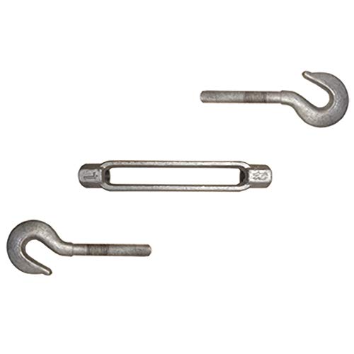 Tensor Gancho Pulley Galvanizado Forjado en Caliente 1/4 Pulg x 4 Pulg miniatura 2