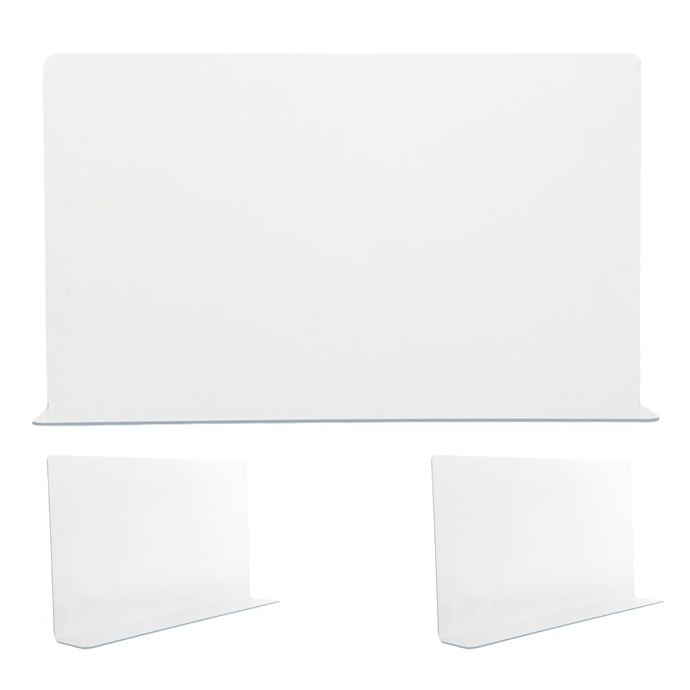 Protection anti-éclaboussures acrylique cuisine salle de bain restaurant évier transparent x3
