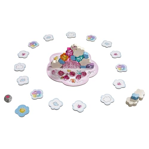 HABA Unicorn Glitterluck Cloud Stacking - Cooperative Kids Board Game - Unicorn Games and Unicorn Gifts- Ages 4+ Made in Germany