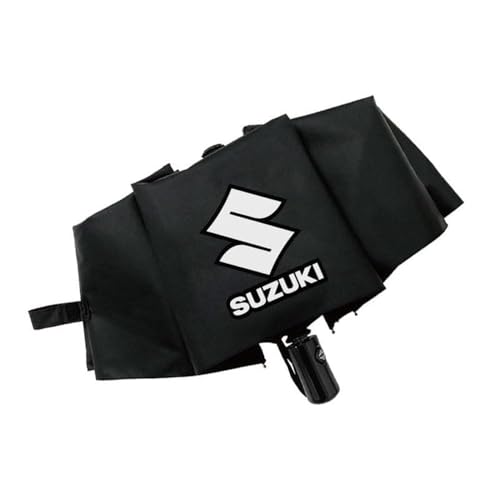 DECAIK Umbrella for Suzuki Kizashi Jimny IGNIS Livio SX4 Swift S Cross, Windproof Rainproof Sun Protection Travel Umbrella, Sturdy and Durable Portable Folding Umbrella for Men and Women