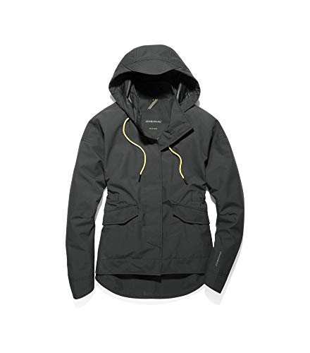 Cole Haan Womens Zerogrand Winter Hooded Jacket Black M