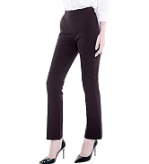 Marycrafts Women's Pull On Stretch Yoga Straight Dress Work Pants 29