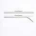Reusable Metal Straws 50Pack,8.5