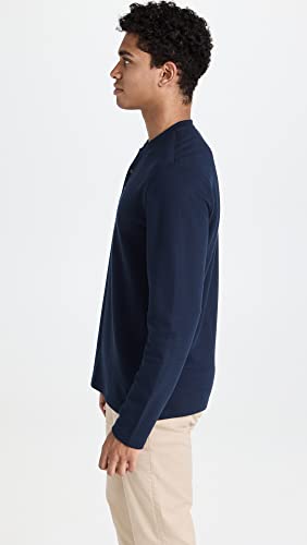 Vince Men's Dbl Knit L/S Henley4