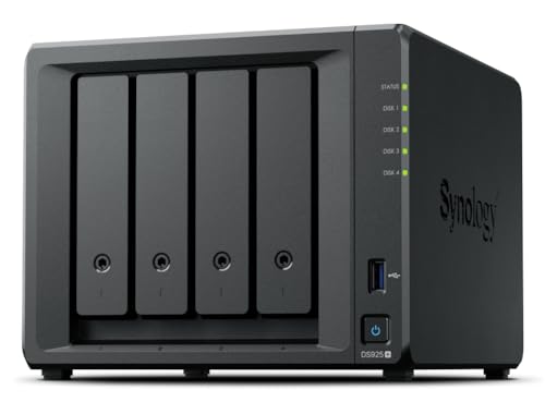Image of SYNOLOGY DS925+ 4-Bay DiskStation (up to 9-Bay), AMD Ryzen V1500B, 4GB RAM