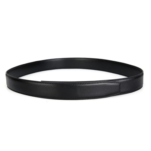 Men's Ratchet Belt Strap Only 35mm 1 3/8",Fit 40mm buckle,replacement Belt without Buckle4