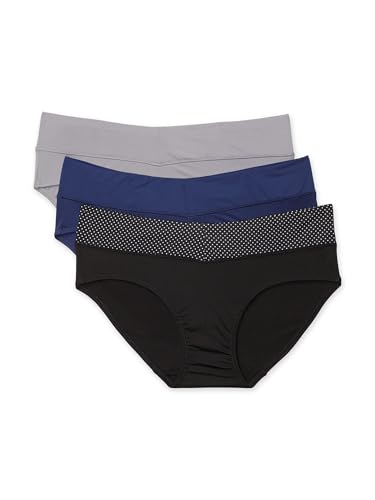 Image of Warner's womens Blissful Benefits No Muffin Top 3 Pack Hipster Panties