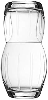 Fifth Avenue Crystal 229815-L2GB Medallion lines Bedside Water Carafe With Tumbler – Elegant