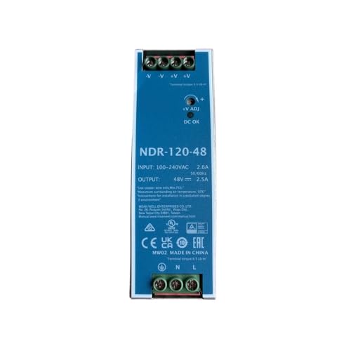Alimentation industrielle NDR-120-48 pour résoudre les baisses de tension
