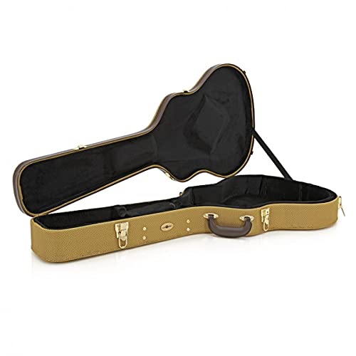 Gear4music Étui Rigide pour Guitare Semi Acoustique Tweed - Les Beatles, Paul McCartney, John Lennon, RIngo Starr, George Harrison Gear4music Étui Rigide pour Guitare Semi Acoustique Tweed – Image 3