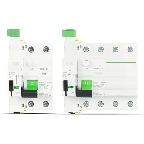 Disjoncteur différentiel réarmement automatique 40A type AC protège vos appareils coupés