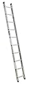 Werner D1510-1 300-Pound Duty Rating Aluminum Flat D-Rung Extension Ladder, 10-Foot