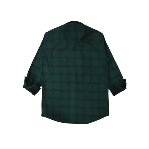 Image of Rocket Science Boy's Casual Regular-Fit Cotton Checked Long Sleeves Shirt.