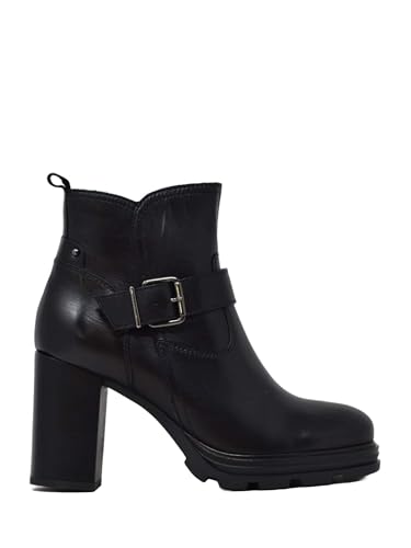 Bottines femme en cuir noir RS281402 001 élégantes et classiques