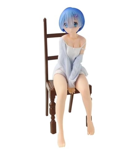 Awestuffs Figura de acción edición limitada para tablero de coche, decoración, pastel, escritorio de oficina y mesa de estudio (Rem Re:Zero)
