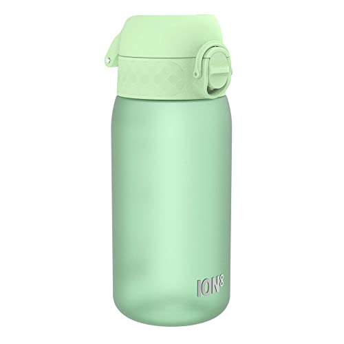 Ion8 Kids Water Bottle, 350 ml/12 oz, Leak Proof, Easy to Open, Secure Lock, Dishwasher Safe, BPA Free, Carry Handle
