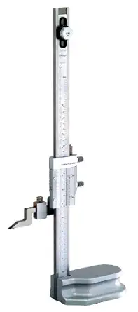 Mitutoyo 514-103 Vernier Height Gauge, 0-12 inch/ 300mm, Range, 0.001 inch Resolution +/-0.002 inch/ 0.02mm Accuracy, 3.1kg Mass