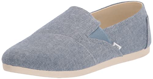 TOMS Womens Redondo Slip On Flats Casual - Red