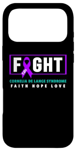 Fight CdLS �V���c - Cornelia De Lange�ǌ�Q CdLS Awareness �X�}�z�P�[�X iPhone 17 Pro Max �p