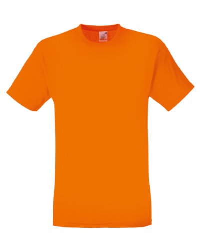 Fruit of the LoomHerren T-Shirt Orange Orange