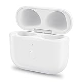 AIRCASES Étui de chargement sans fil uniquement pour Air Pods 3e génération, étui de chargeur compatible avec les boîtiers de chargeur de rechange Air Pods 3 génération, prend en charge l'appariement Bluetooth et le bouton de synchronisation, écouteurs non inclus