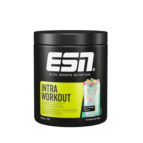 ESN Intra Workout, 750g, 15 Portionen, Sour Power, mit essentiellen Aminosäuren, Elektrolyten und Cyclic Dextrin, made in Germany