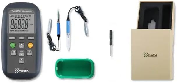 TM5120B Gaussmeter and accessories spread out