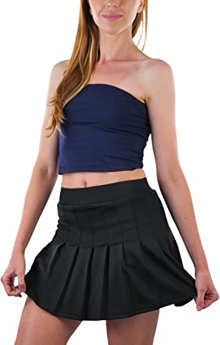 Image of ToBeInStyle Women's Cotton-Spandex Blend Stretchy Tube Top