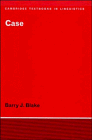 Case (Cambridge Textbooks in Linguistics)