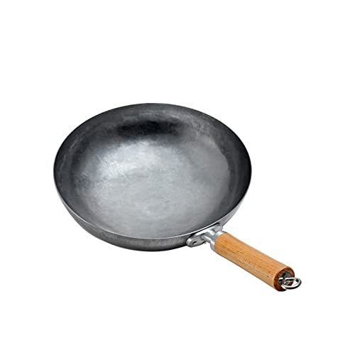 Zanotva Wok de Acero Carbono 34 cm miniatura 1