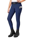FitsT4 Sports Reithose Kinder Mädchen Reitleggings Silikon Vollbesatz