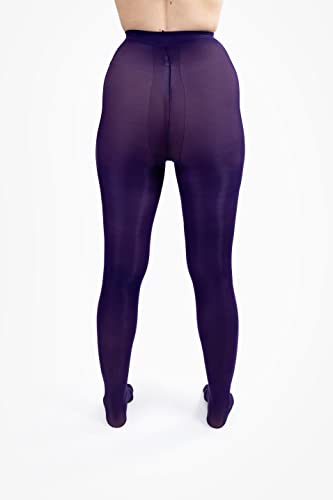 Image of Silky Toes Women's 60D Soft Opaque Tights 1-2 Pairs -Black White And Colored Stockings for Women