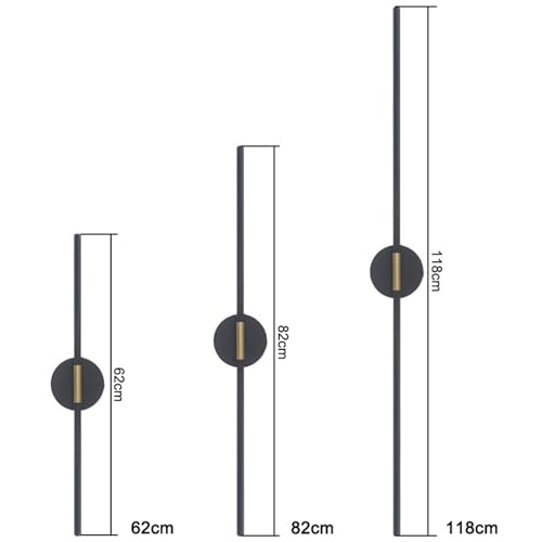 Lámpara de Pared Regulable 2700K-6500K Cuadrado de 82cm Recargable 6