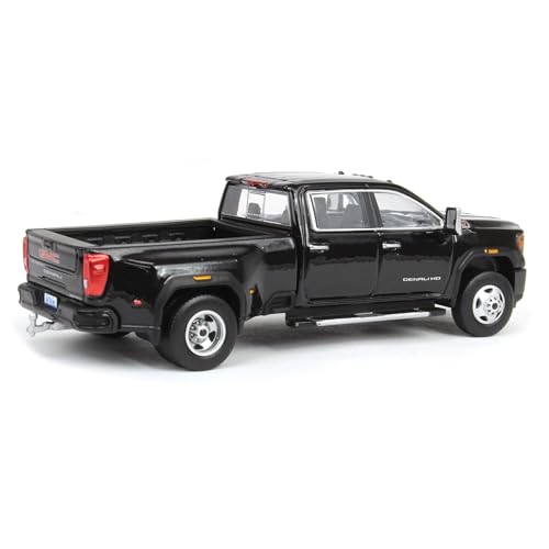 Camión GMC Sierra 3500 Denali Dually 1:64 Negro miniatura 3