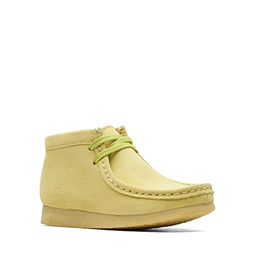 Clarks Kids Wallabee Bt Lime Suede 12.5 W #TOP6