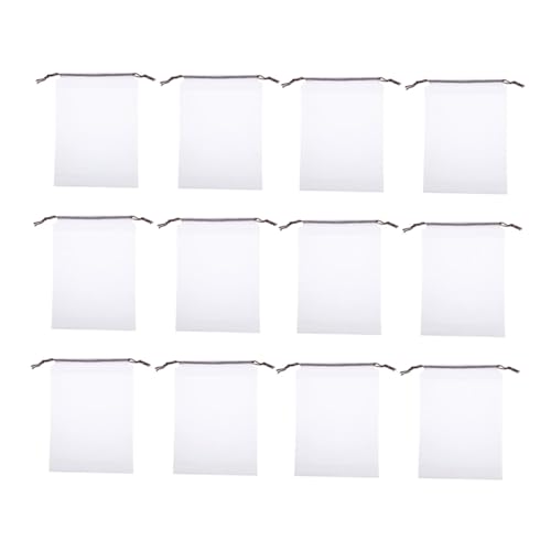 HORIALENCE 30個 大容量透明素材靴収納袋 クリア巾着プ 旅行用シューズポーチ 防塵軽量シューズオーガナイザー 通勤通学ジム収納に