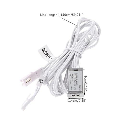 Interruptor de sensor de mano LED DC 12V 24V y atenuador regulable integrado 2