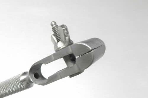 Hand Vise Hand Held Clamp Tool Universal Work Holder 5/8 Wide Jaws Hollow Handle By JTS Metal