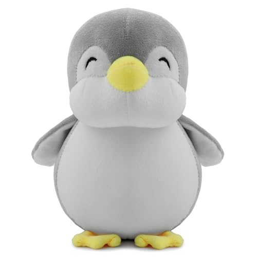 Image of Soft Grey Snowy Plush Toy for Kids Stuffed Soft Toy with Cute Hug-Friendly Plush for Babies, Toddlers & Children Safe, Lightweight & Easy to Clean (30CM)